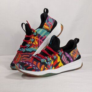 ALDO X DINA SAADI Artist Design MX Trainers Women's Size 8 Multicolor Running